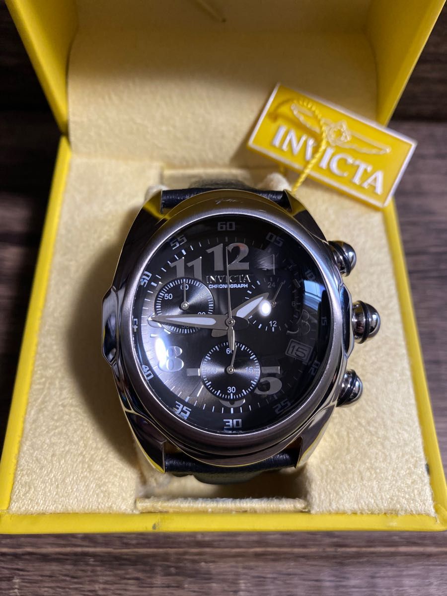 美品 Invicta インビクタ Lupah ルパ メンズ腕時計 クロノグラフ