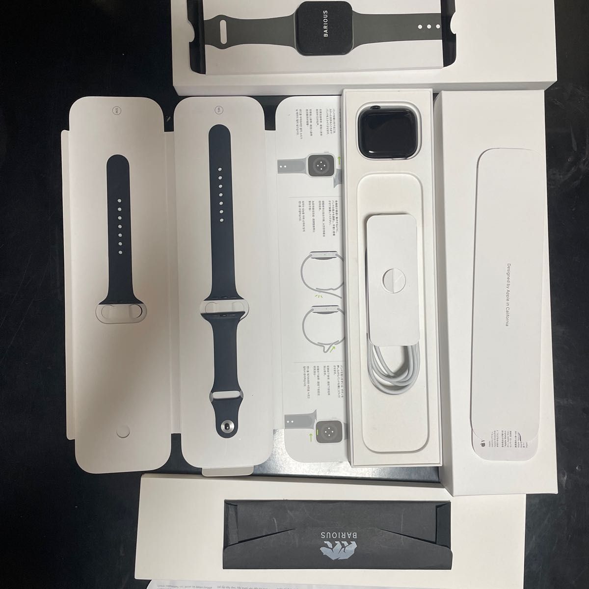 Apple Watch Series8-45mm GPSセルラーミッドナイト-