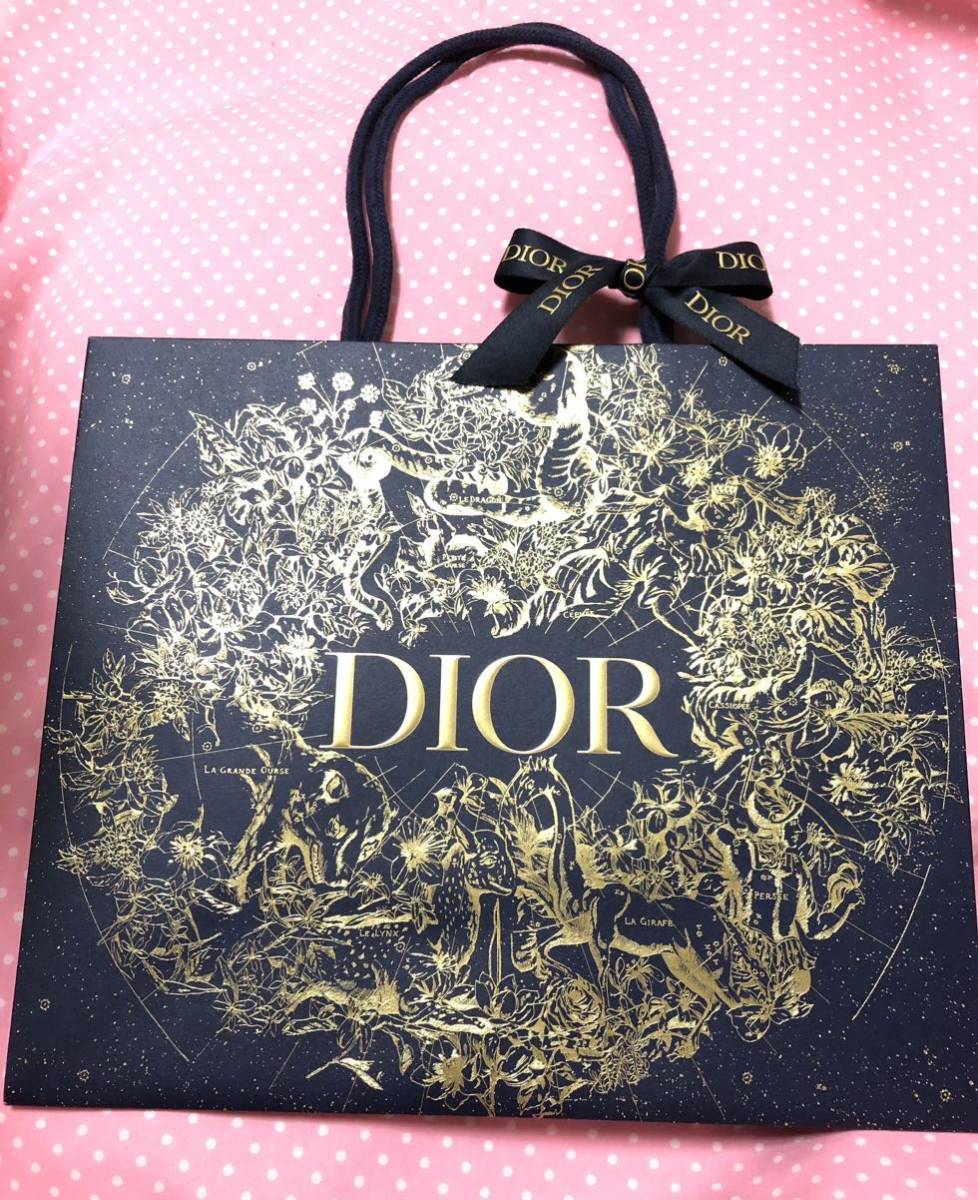 新品 ディオール 限定 紙袋 ショップ袋 ショッパー DIOR Dior ホリデー_画像4