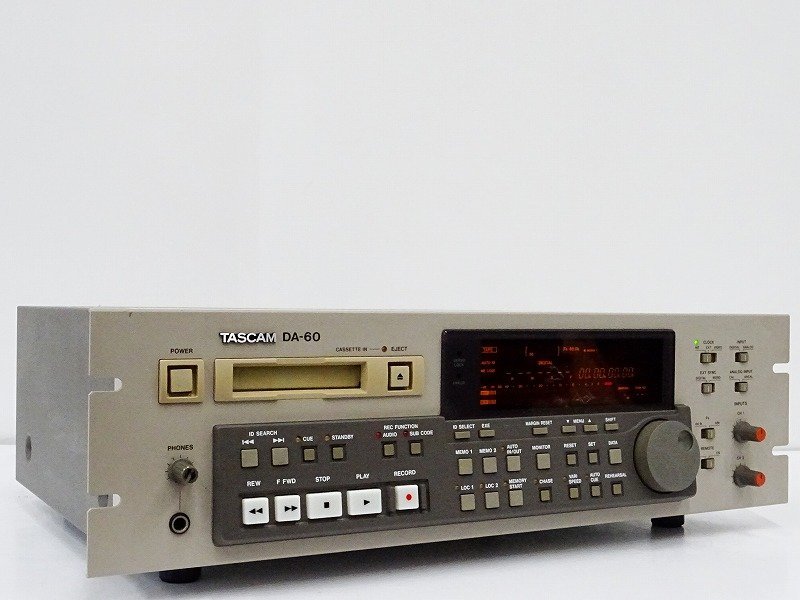 □□TASCAM DA-60 DATデッキ タスカム□□013690006J □□TASCAM DA-60 DATデッキ タスカム□□013690006J