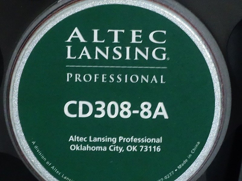 ALTEC LANSING CD308-8A 8Ω スピーカーユニットペア アルテック ...