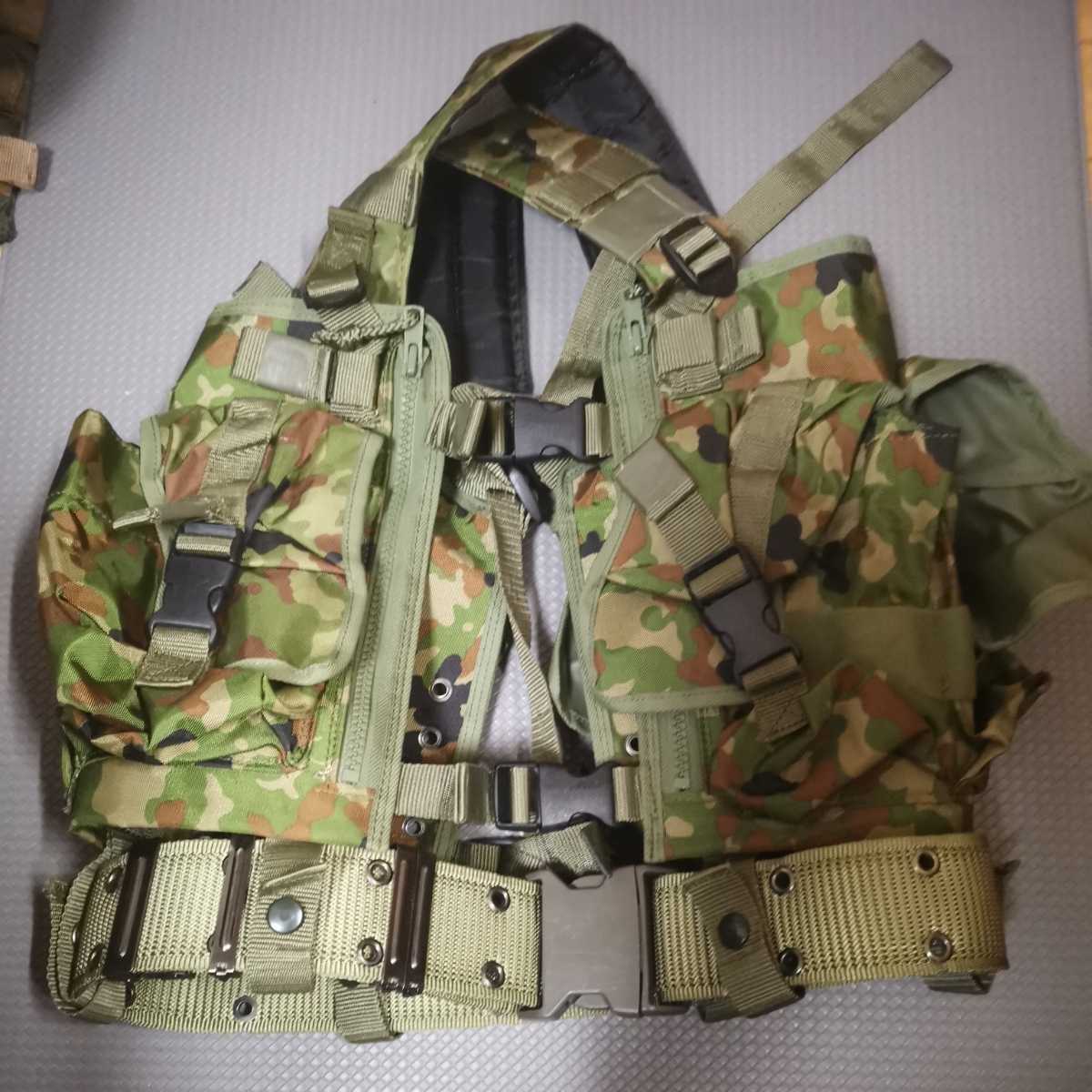 ヤフオク! - 陸上自衛隊 集約ベスト 弾帯3型付き