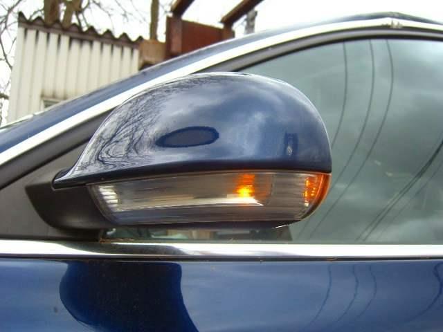 VW Passat GH-3BAMXF left side mirror V6 4 motion 4WD AMX 5FT LD5Q MX navy blue 3B1857508 209069/1360