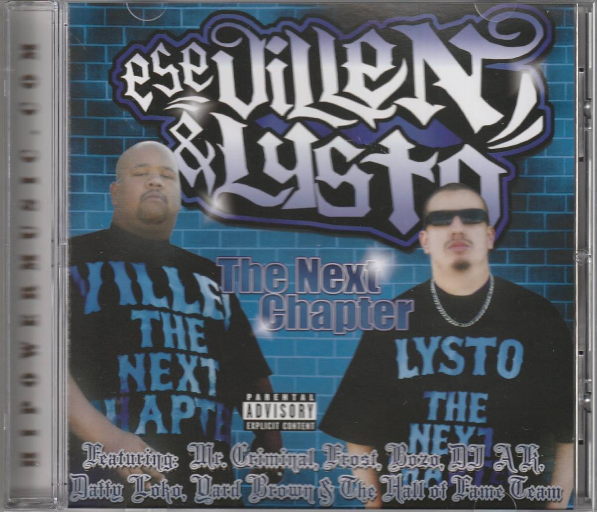 中古CD■HIPHOP/G-RAP■ESE VILLEN & LYSTO／The Next Chapter／2008年■チカーノ, Mr. Criminal, Frost, DJ AK, Sursilvas, Mr. Capone-E_画像1