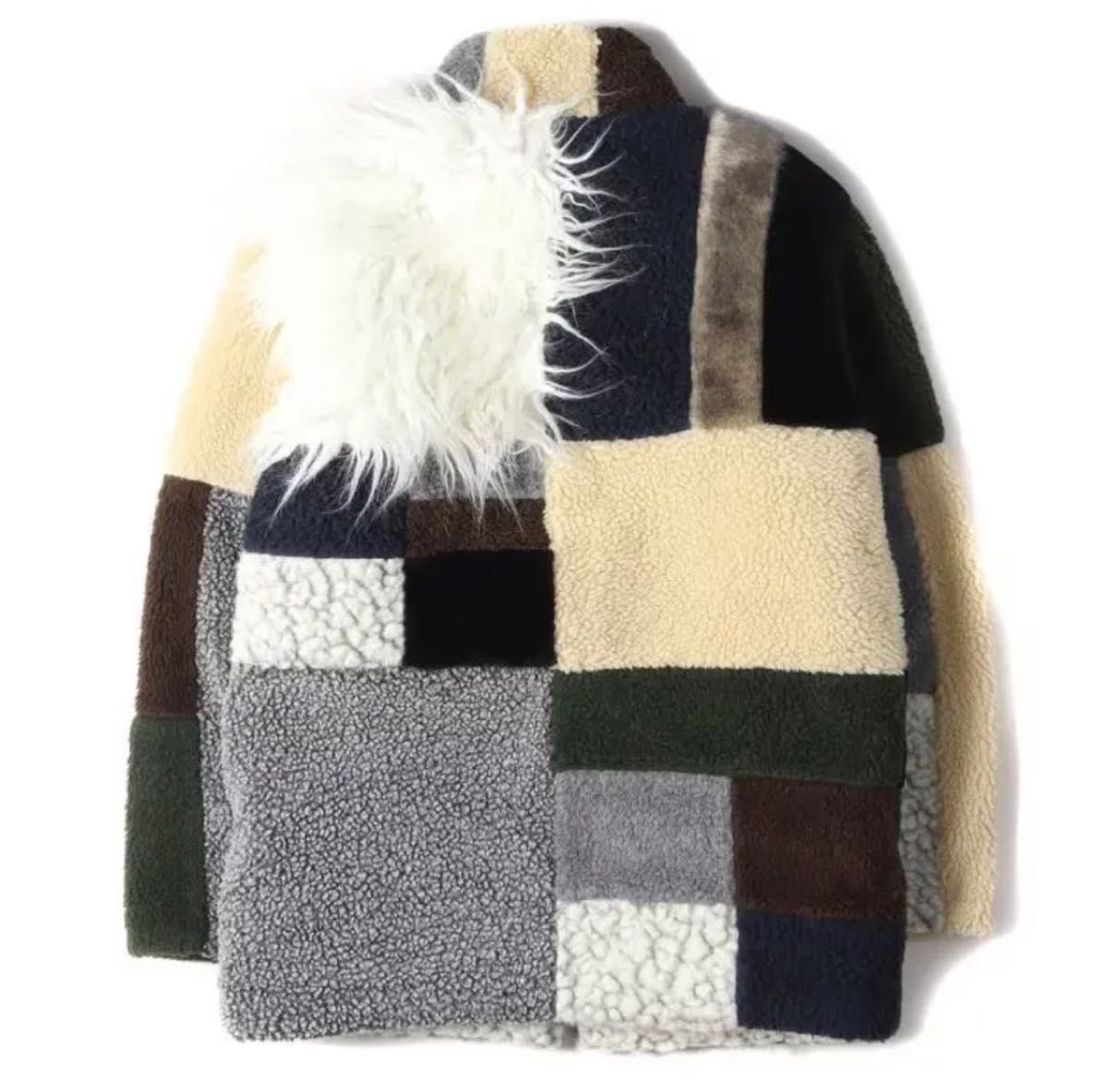 gosha rubchinskiy パッチワークファーコート ゴーシャラブチンスキー