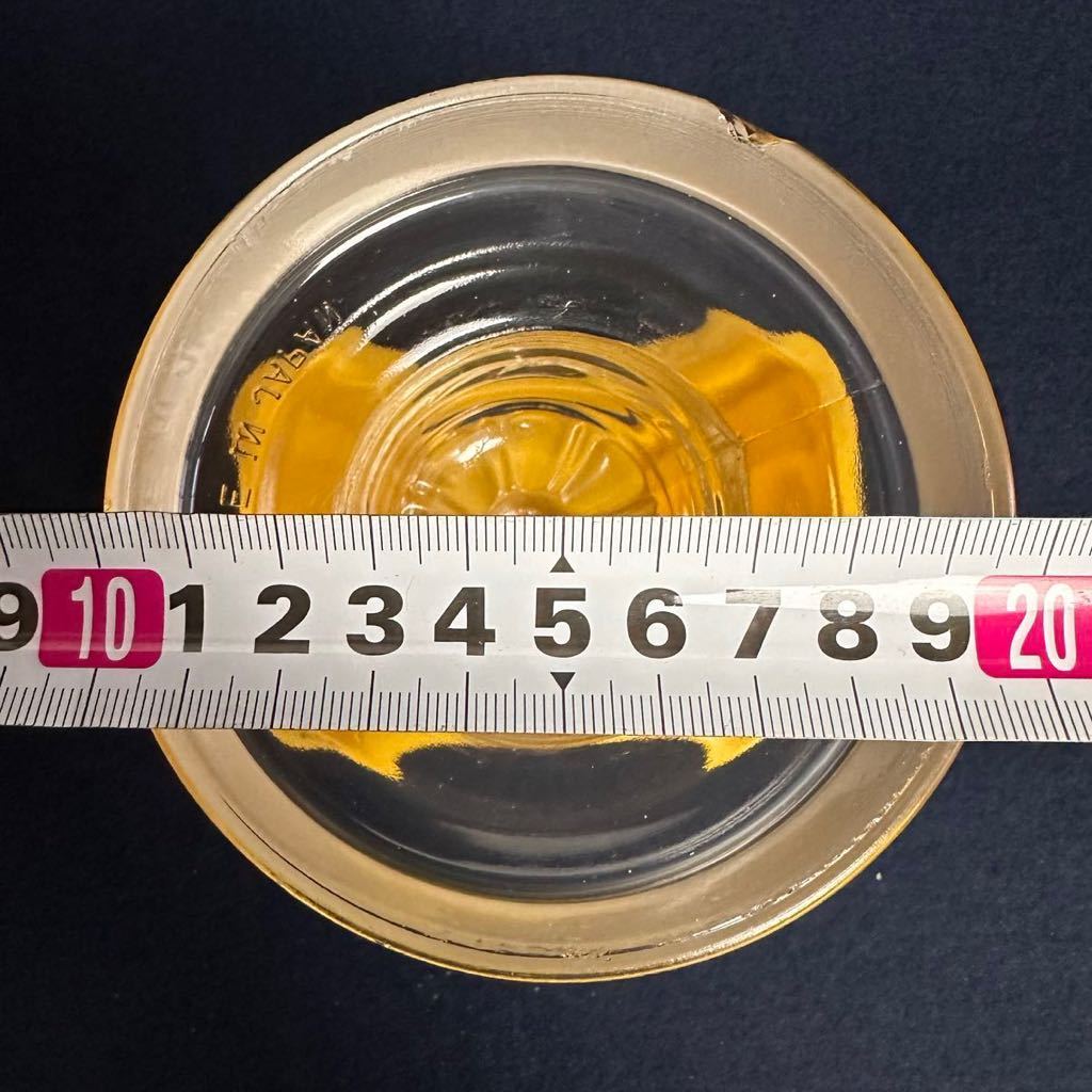[ER084] ガラス蓋 日本製刻印 ガラス瓶 ガラス容器 駄菓子瓶 シュガーポット 和硝子 レトロ ビンテージ アンティーク ガラス_画像9