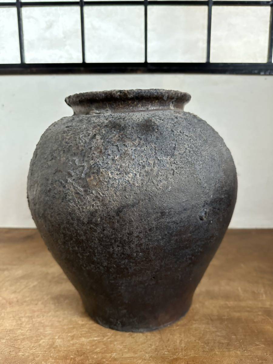 ymk0319e 茶道具 古い壺 昭和レアレトロ 多分、大正~昭和初期-
