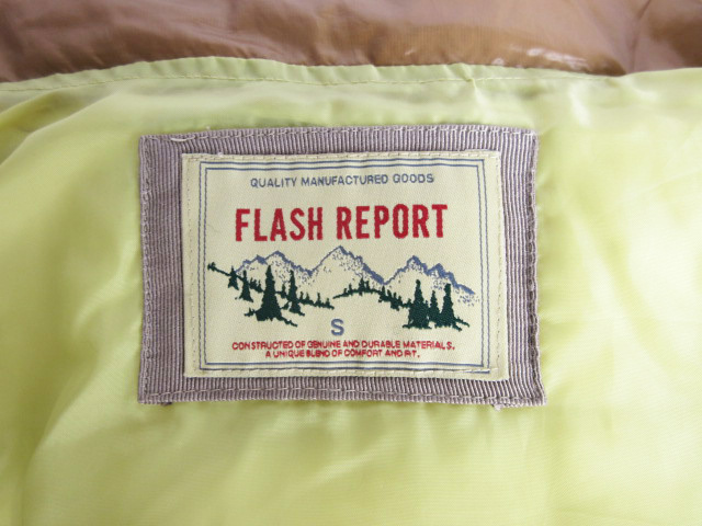  flash li port FLASH REPORT down jacket the best 2WAY Camel S lady's 