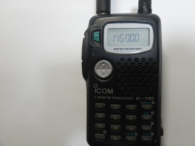 Yahoo!オークション - アイコム IC-T81ss 4バンド 50/144/430 Yahoo!オークション - アイコム IC-T81ss 4バンド 50/144/430
