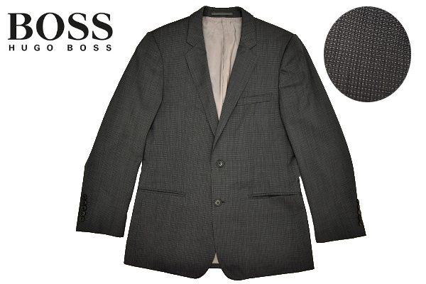 L-2075☆BOSS HUGO BOSS ボス ヒューゴボス GUABELLO SUPER 120'S