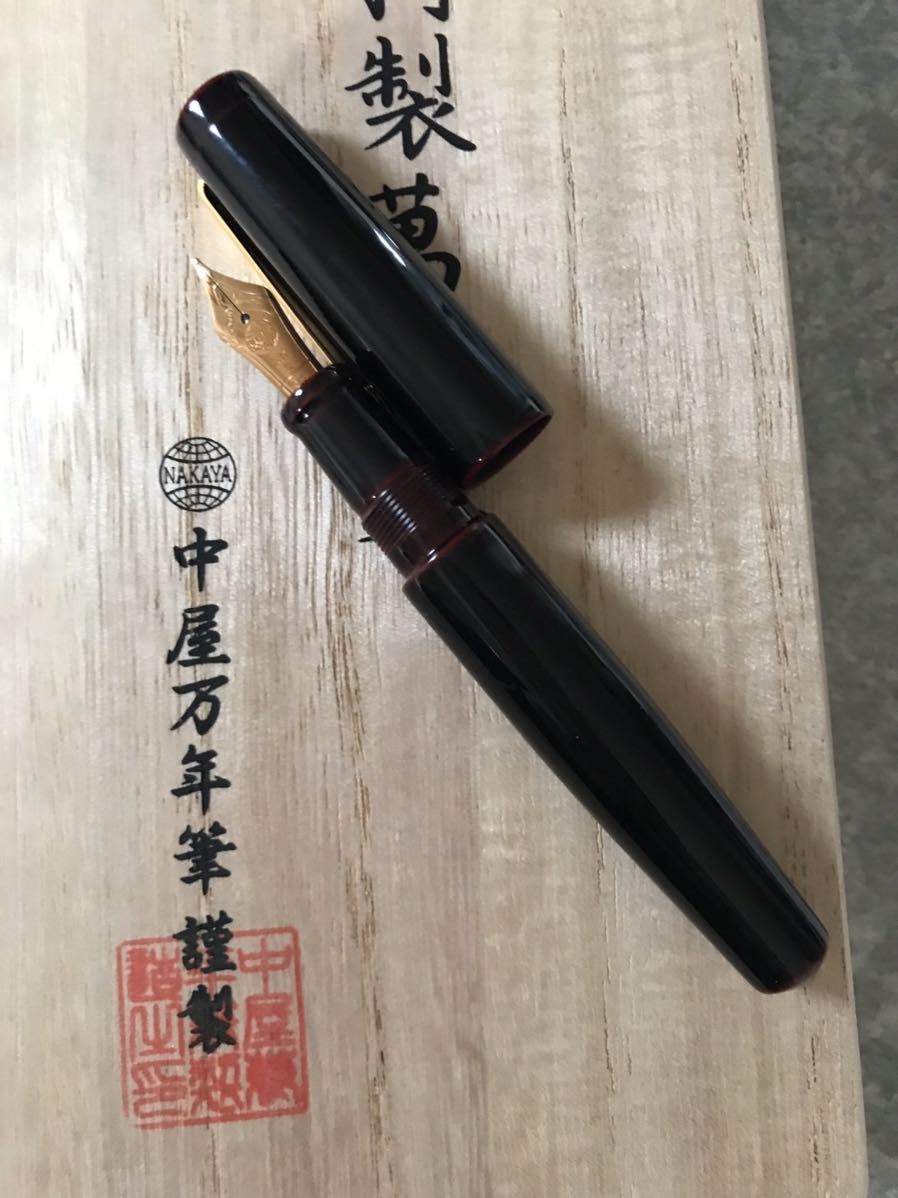 日本製 中屋万年筆 ライター黒溜り十角 ピッコロ | shanthasportsware.com