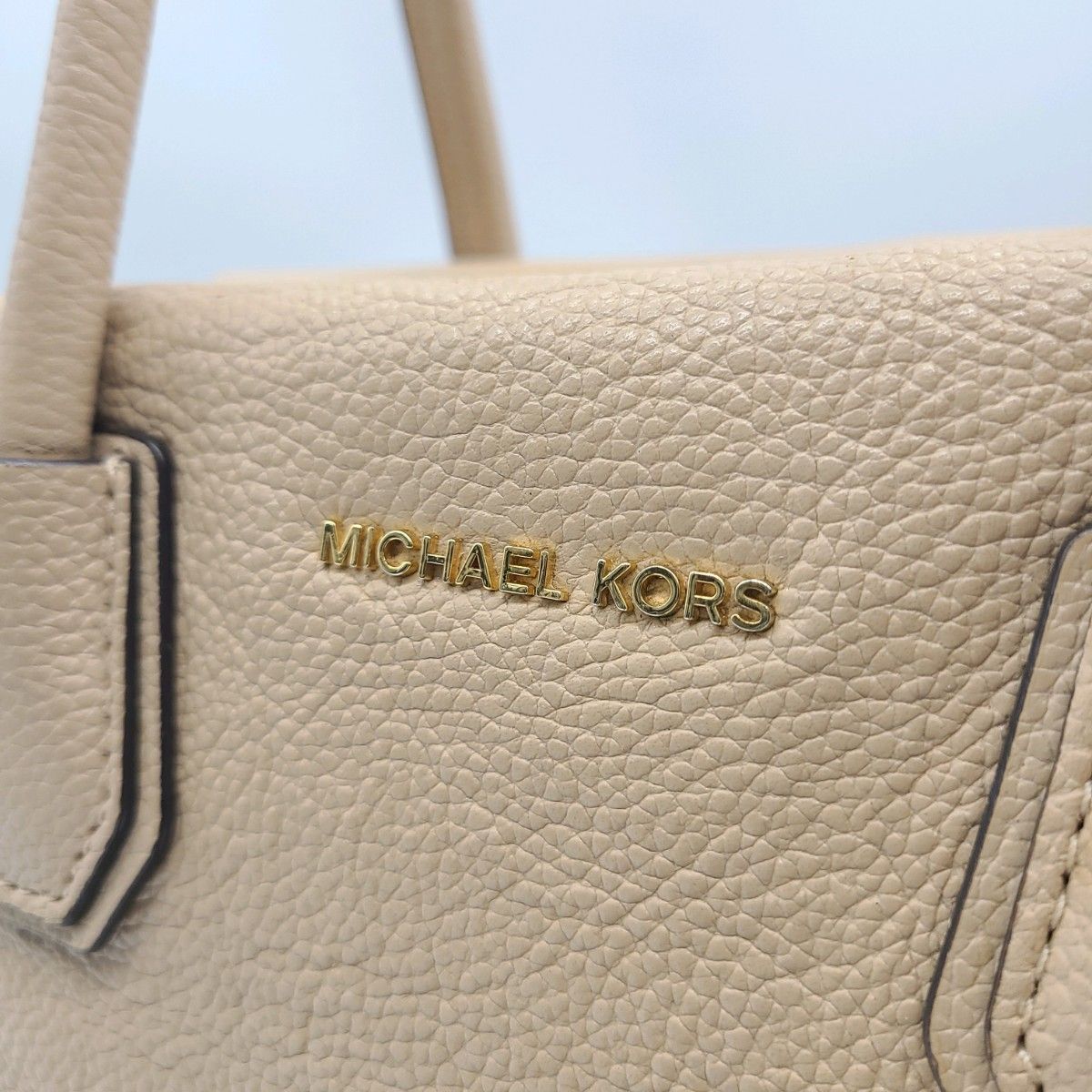 美品♪MICHAEL KORS マイケルコース 2wayバッグ ピンクベージュ-
