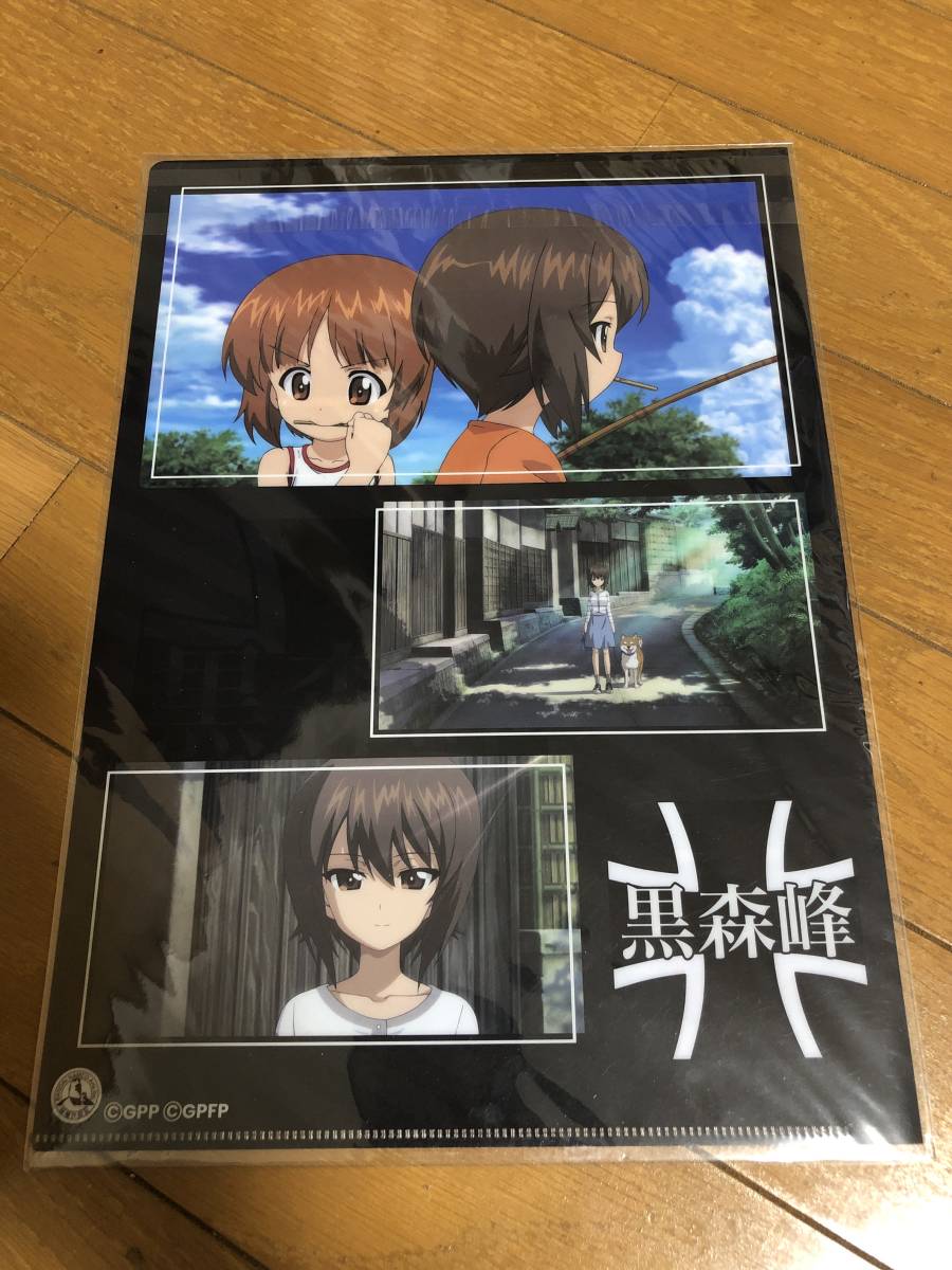 通販日本製 ガールズ&パンツァー 西住まほ クリアファイル sQR4h
