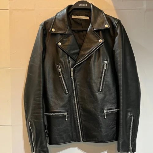 JOHNLAWRENCESULLIVAN COWLEATHER DOUBLE RIDERS JACKET サイズ40