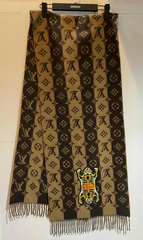 LOUIS VUITTON NIGO LV MADE STRIPE SCARF OA1221 MP3257 ルイヴィトン 