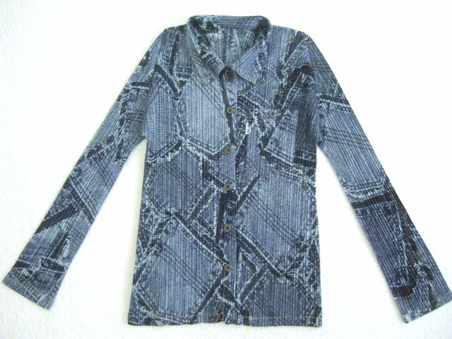 283☆新品同様 PLEATS PLEASE ISSEY MIYAKE プリーツプリーズ デニム