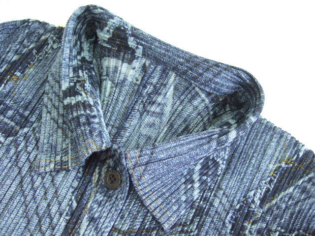 283☆新品同様 PLEATS PLEASE ISSEY MIYAKE プリーツプリーズ デニム