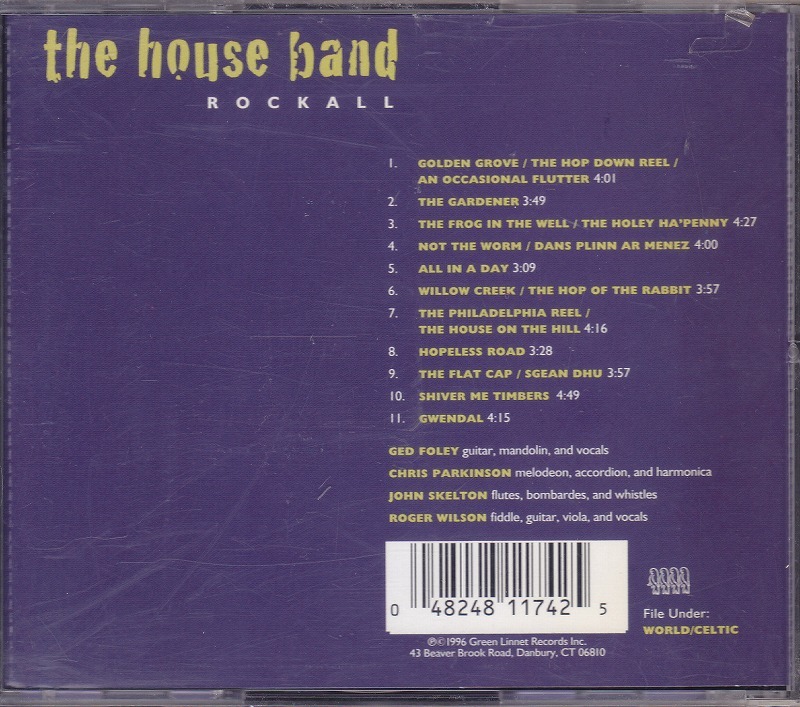 The House Band / Rockall /US盤/中古CD!!59384_画像2