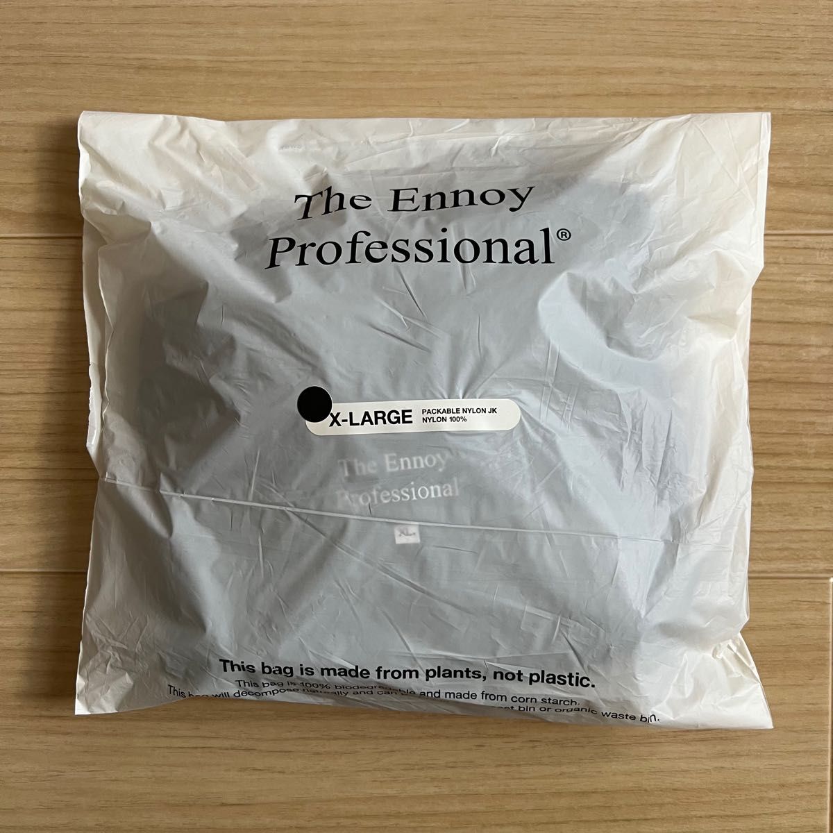 感謝報恩 ENNOY ナイロン パッカブル ジャケット シャカシャカ XL