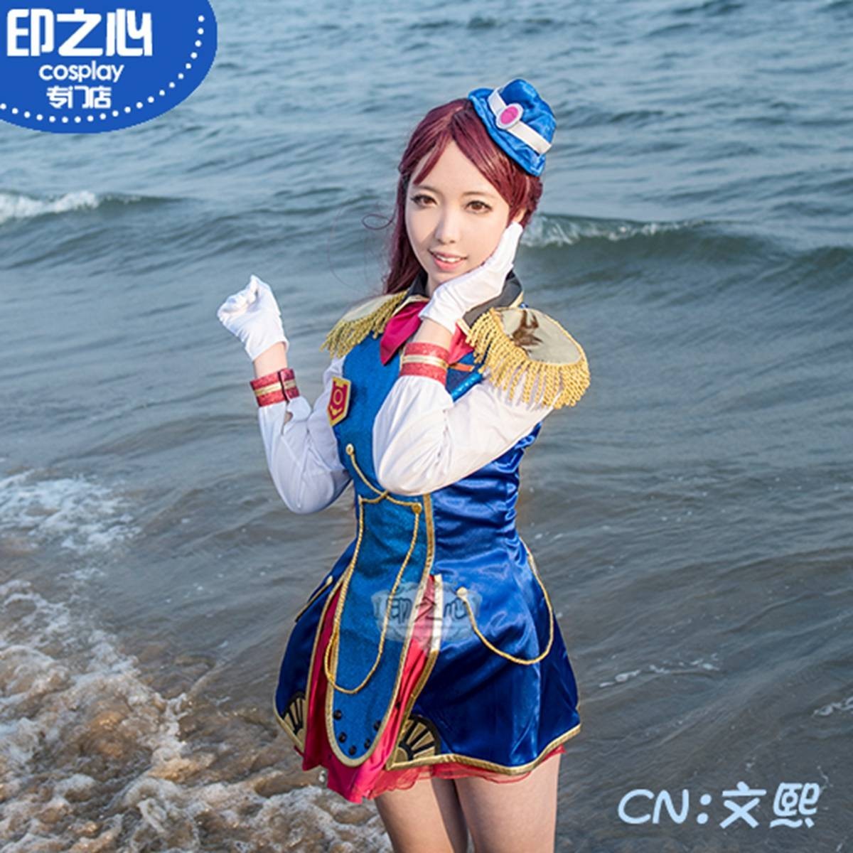 cos6674工場直販 高品質 実物撮影 ラブライブ サンシャイン HAPPY PARTY TRAIN 桜内梨子 コスプレ衣装