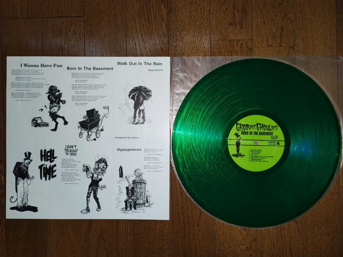 GROOVIE GHOULIES BORN IN THE BASEMENT/カラー盤 LOOKOUT RECORDS ルックアウト poppunk ポップパンク レコード LP_画像3