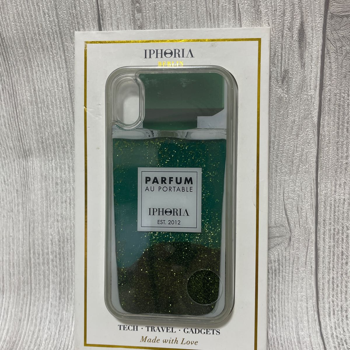 [アイフォリア] iPhone X/XS対応 Liquid Case for Apple X/XS-Perfume Green 