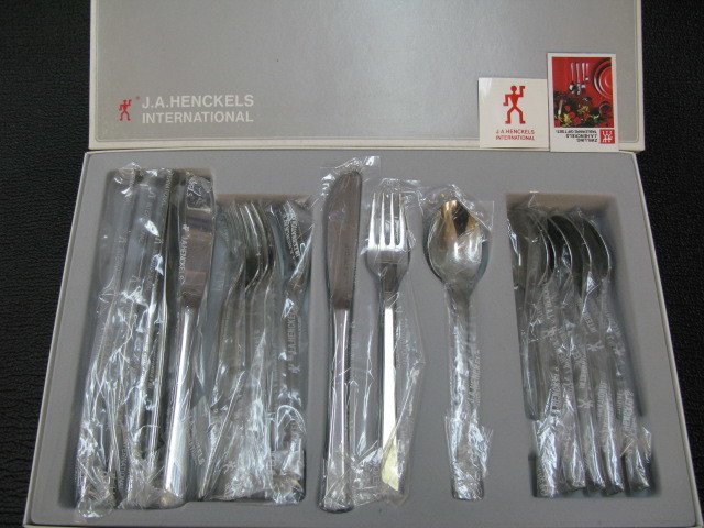 J.A. HENCKELS*tina-18 pcs set *18-8 stainless steel * unused storage goods 