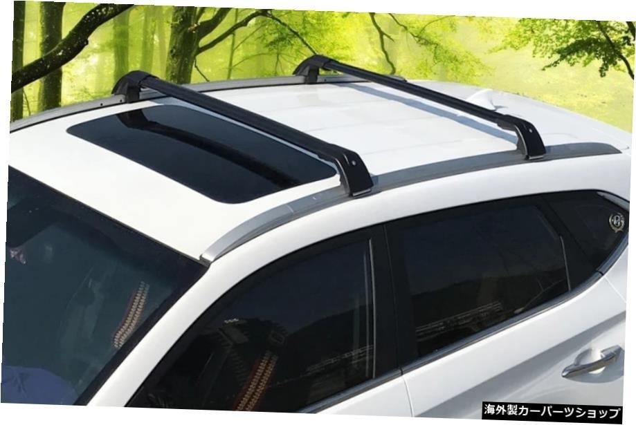 クロスバーは-LexusNX200 NX3002015-2020オールブラックアルミニウム合金ラゲッジラック2PCSラゲッジラックに適合 Cross bar Fits for -Le_画像4