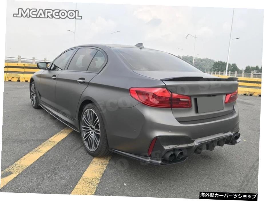 【MPスタイル】BMW5シリーズG30F90M5セダン530i540iスポイラー用カーボンファイバー素材リアトランクリップスポイラーブーツウィング20172_画像3