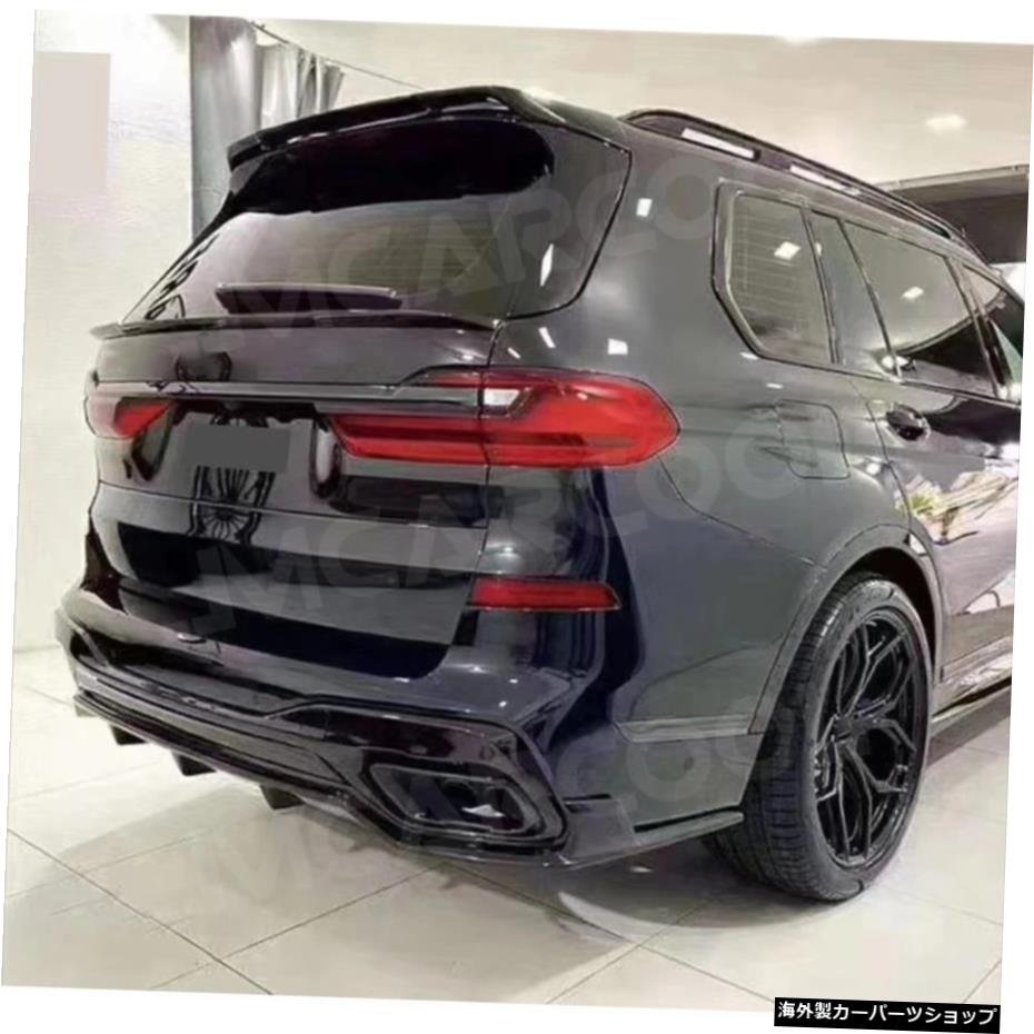 【カーボンルック】リアルーフスポイラーウイングリアスポイラーforBMWX7G07Mスポーツ2019-2021カーボンファイバー/ABS 【Carbon look】Re_画像4