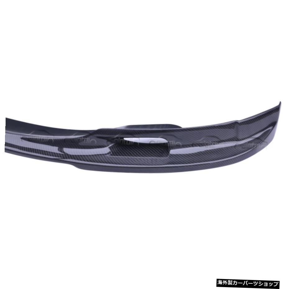 BMW3シリーズE92E93M3 2008-2013用のリアルカーボンファイバーフロントバンパーリッププロテクタースポイラー Real Carbon Fiber Front Bu_画像3