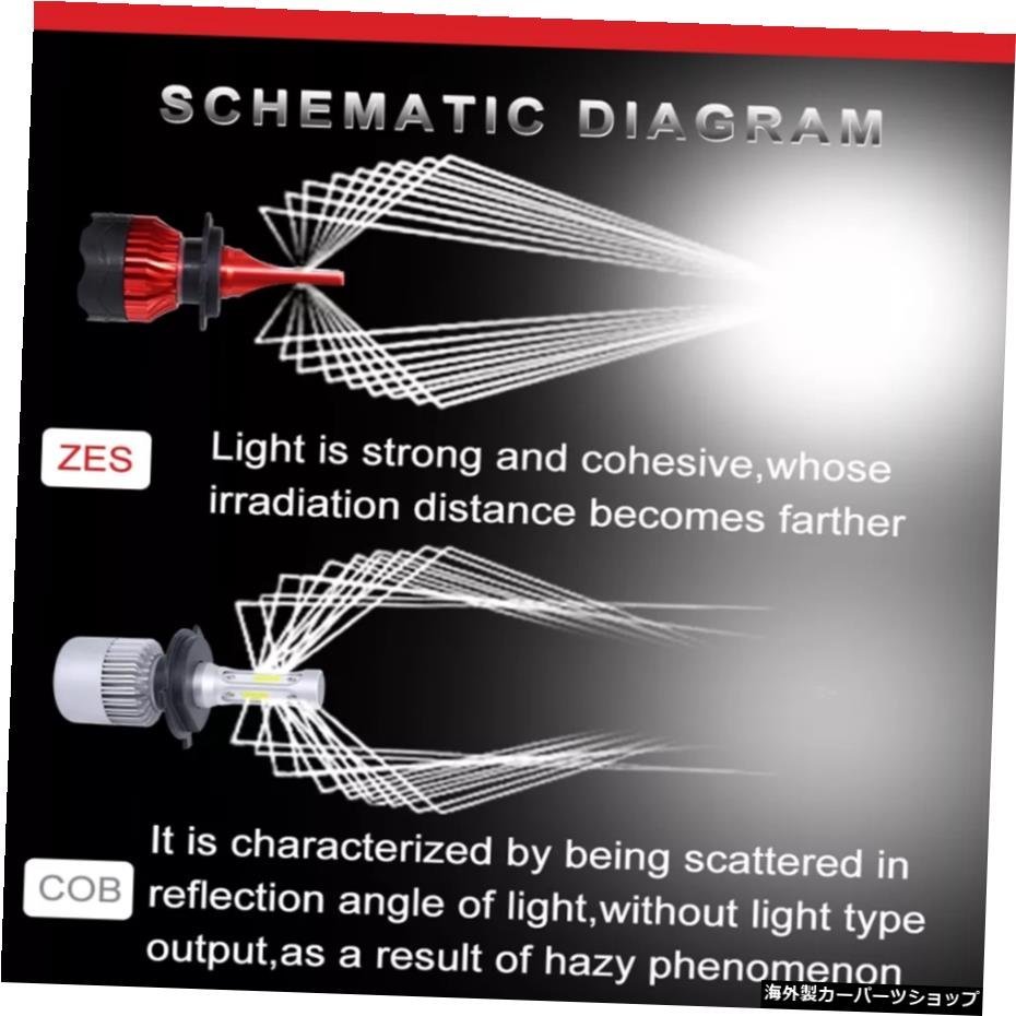 1セットH3LEDH8オートカーヘッドライト90059006H4 H13 H7 880 H27 9004 9007 H11 881 LED H1 K5 55W6000LM6000K自動車用電球 1Set H3 LED_画像4