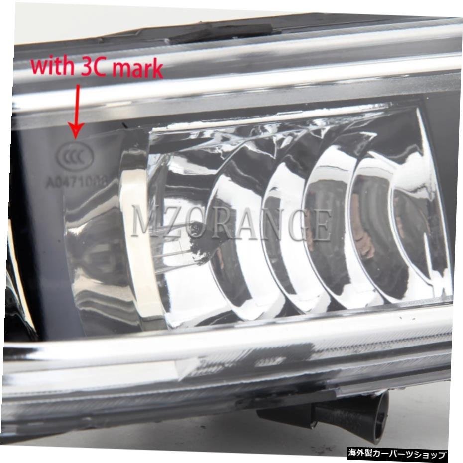 VWポロ6Rヴェントハッチバック2009201020112012-2015カーフォグライトカバーフォグライトヘッドライトフレームフォグランプMK56R/ 6C For_画像4