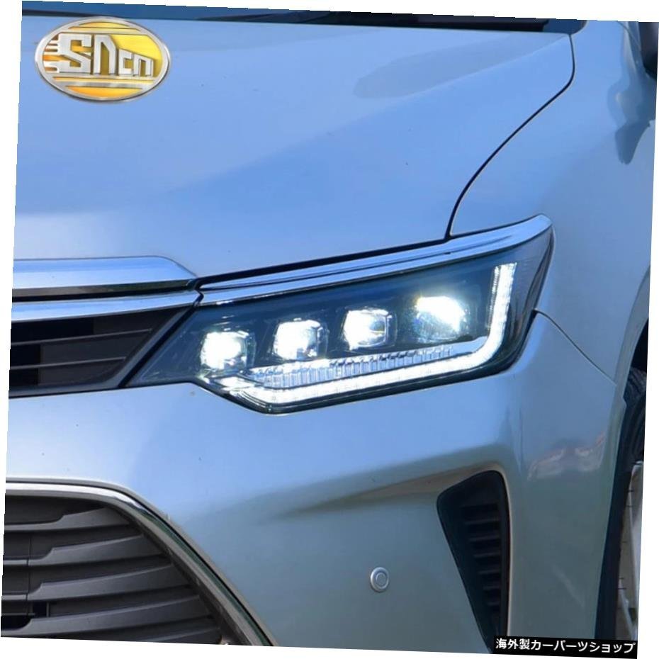 トヨタカムリ2015-2018ヘッドライトLEDDRLデイタイムランニングライトターンシグナルヘッドランプアクセサリー Car Styling Head Light fo_画像2