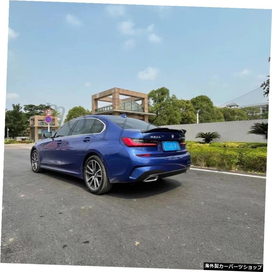 BMWnew3シリーズM3320i330i 335i 340i 20192020年G20G28M3カーボンファイバーエクステリアリアスポイラーテールトランクブーツウィング Fo_画像4