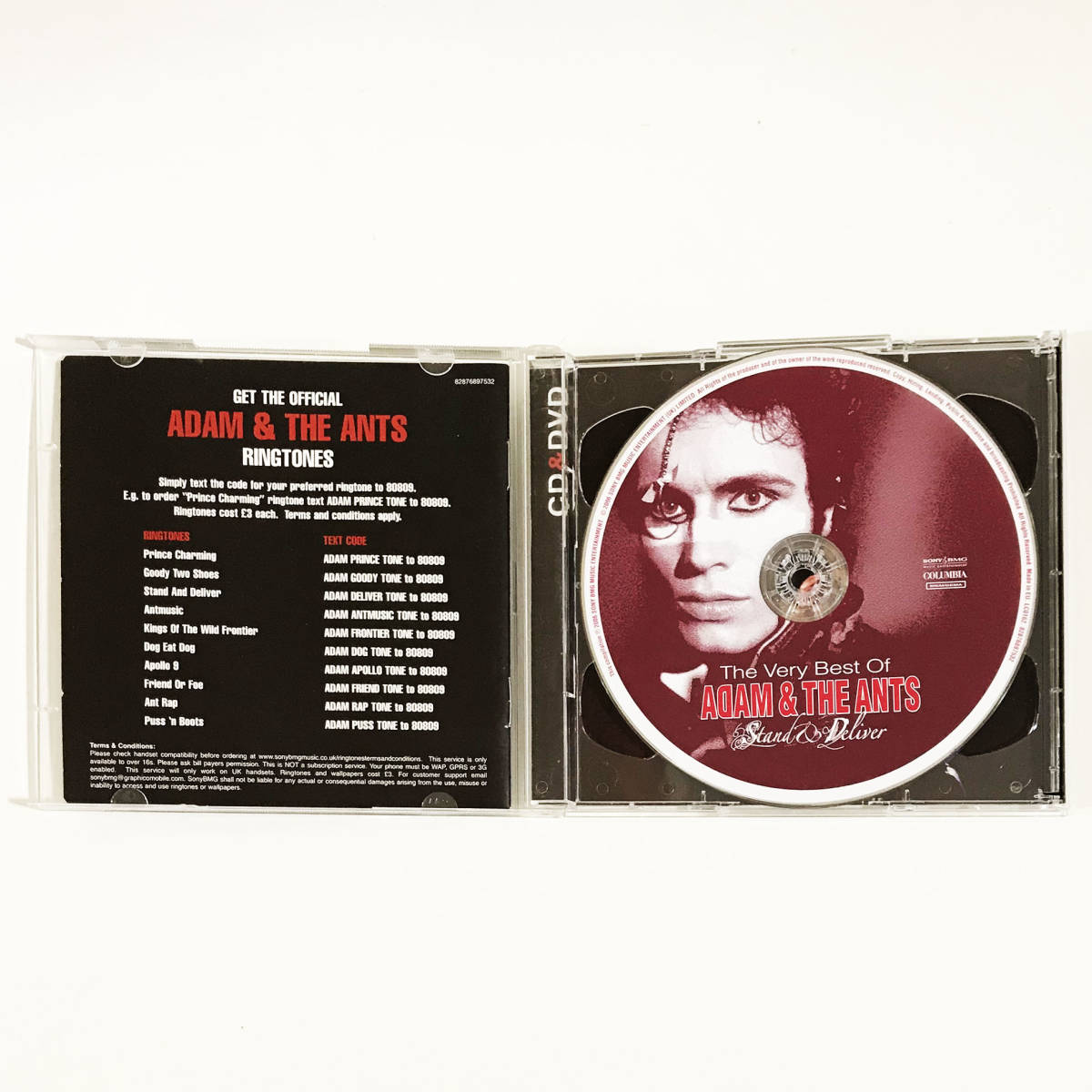 【送料無料！】Adam & The Ants アダム＆ジ・アンツ CD+DVD「The Very Best Of Adam & The Ants: Stand & Deliver」_画像3