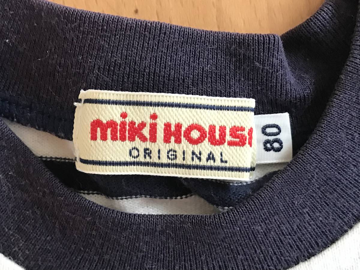 MIKI HOUSE ミキハウス 長袖シャツ 80サイズ 中古 送料込b_画像3