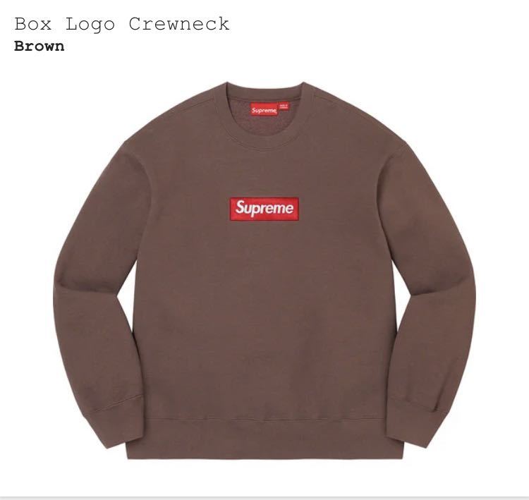 欲しいの 【Lサイズ】 Supreme 22aw ブラウン クルーネック