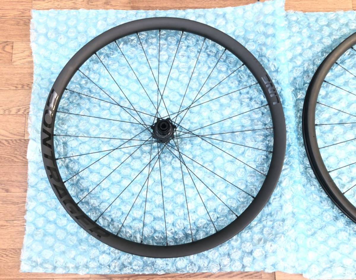 新車外し Bontrager Line Pro 30 前後セット フロント リア ボントレガー 29インチ カーボン ホイール mtb TLR Boost commencal META HT _画像4