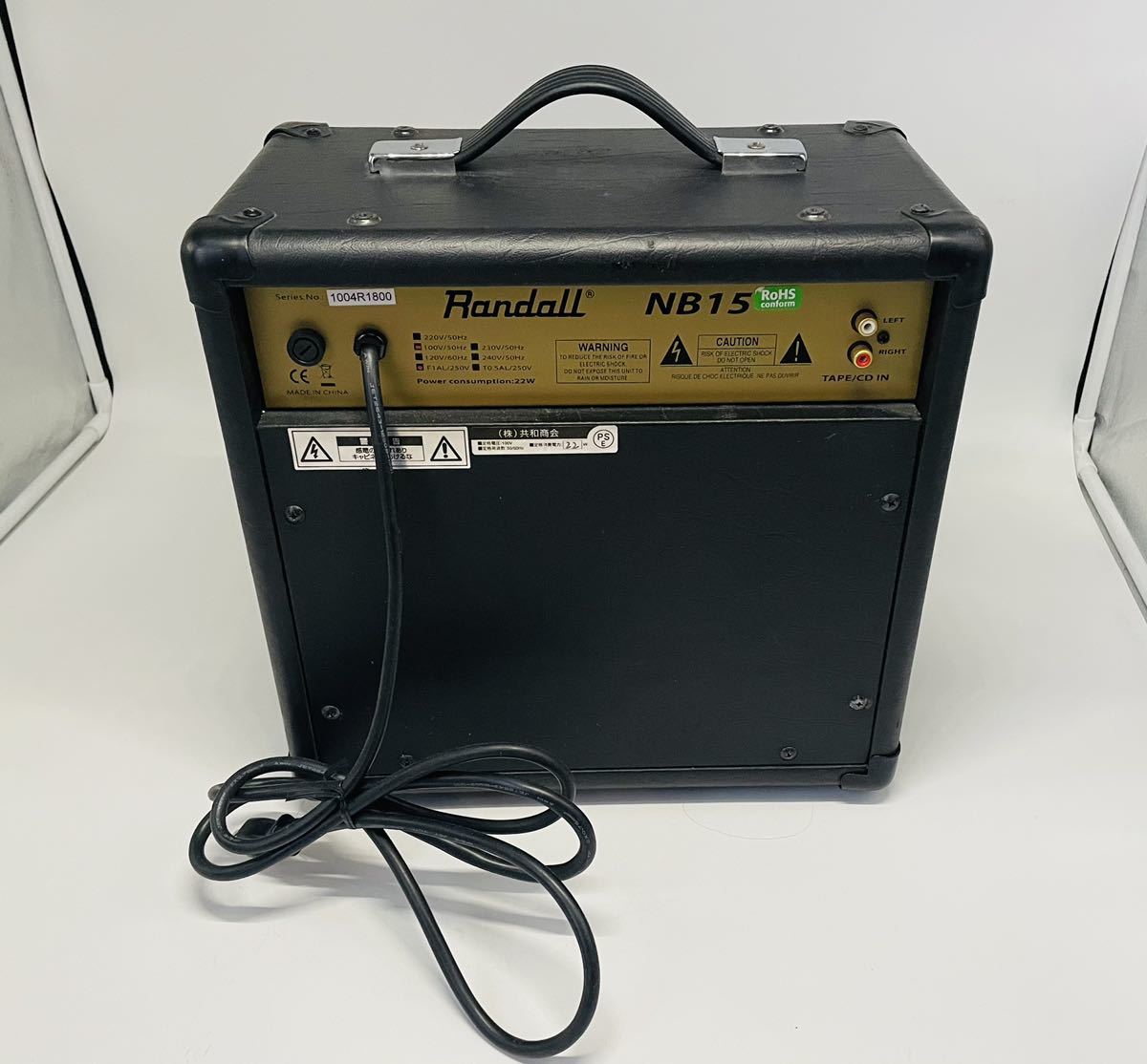 br>Randall ランドール ギターアンプ Bランク NB15 1212R0625 75 www