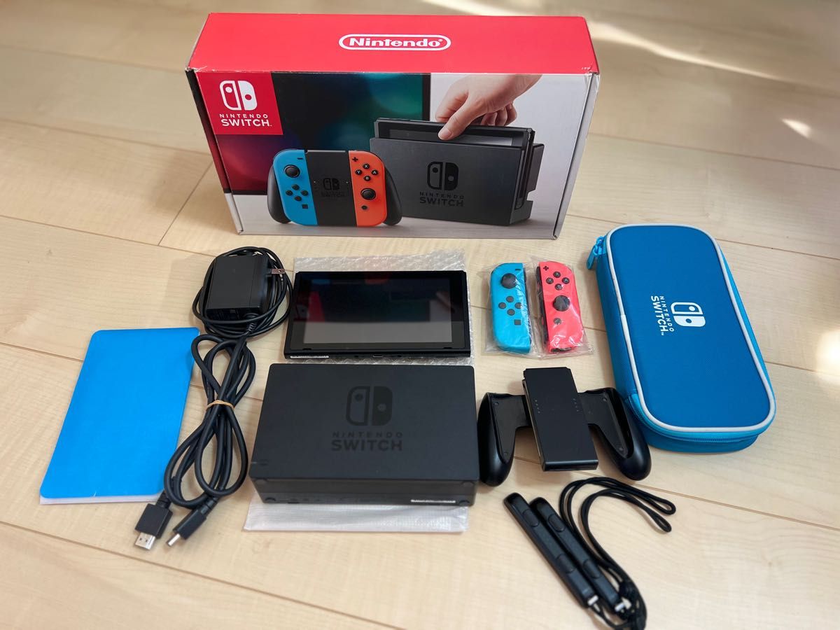 ご注意ください Nintendo Switch ネオンブルー ニンテンドー スイッチ