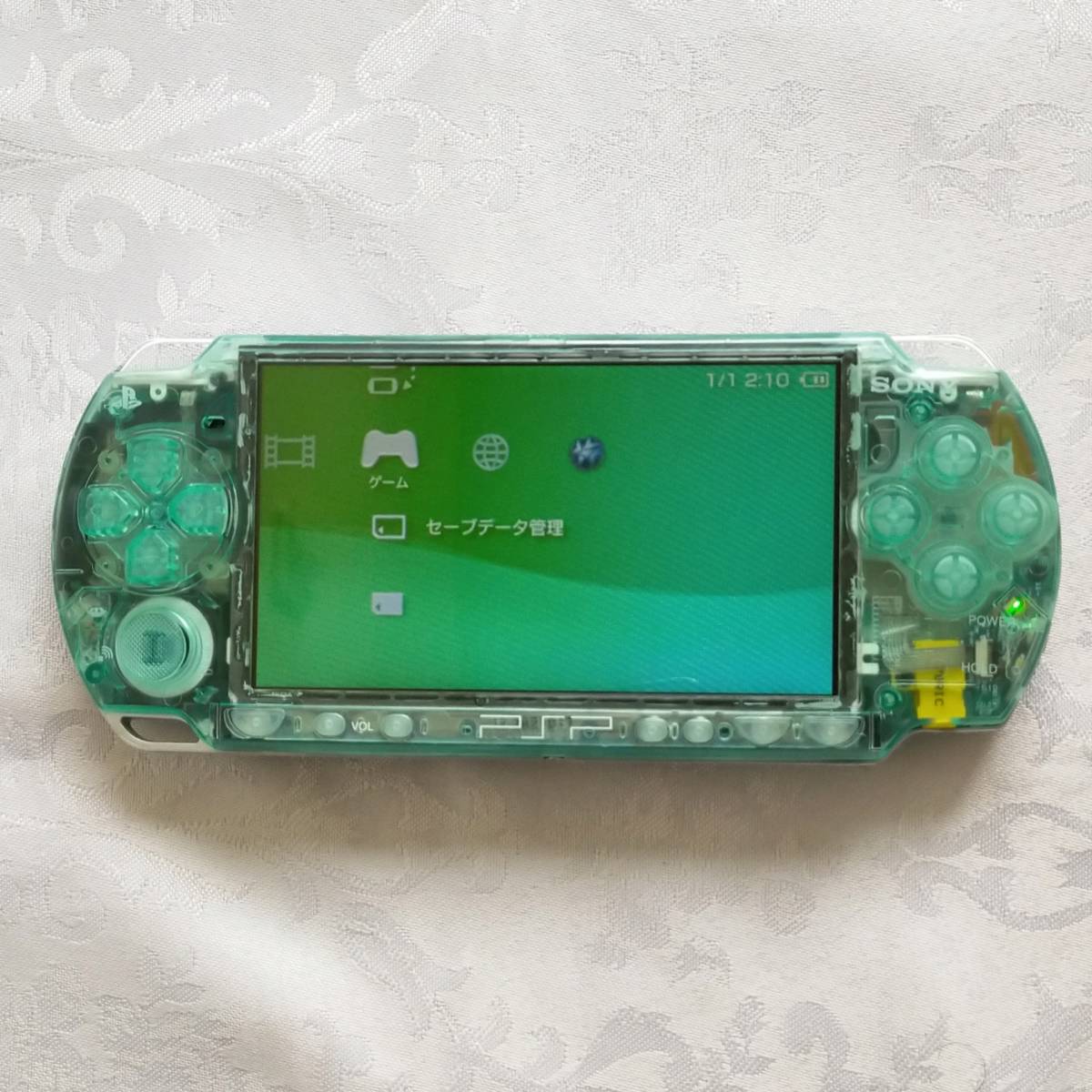 美品】【カスタム】PSP 3000 すぐ遊べるセット(クリアブラック)-