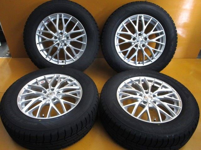 芸能人愛用 MX レオニス ウェッズ 2022年製 225/65R17 4本 ホイールタイヤ 中古 スタッドレス TX ウィンタートランパス トーヨー タイヤ スタッドレスタイヤ