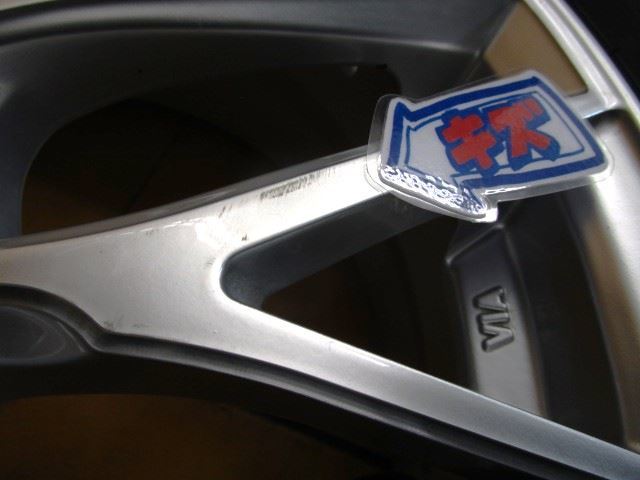 中古 ホイールタイヤ 4本 225/65R17 2022年製 ウェッズ レオニス MX スタッドレス タイヤ トーヨー ウィンタートランパス TX_画像7