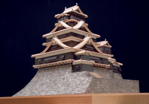 ウッディージョー 1/150 熊本城 レーザーカット加工 ウッディージョー 1/150 熊本城 レーザーカット加工