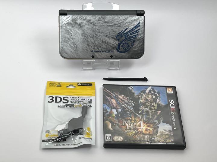 即決 送料無料 Newニンテンドー3DS LL モンスターハンター4G スペシャルパック new Nintendo 3DS 任天堂 動作確認済み  ゲームソフト付属