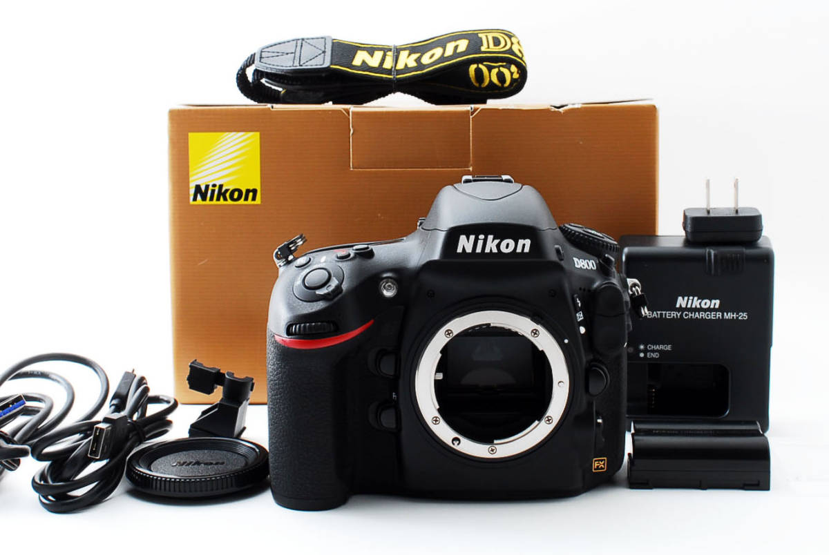 【美品】NIKON D800 36.3MP FX Digital SLR Camera Body ニコン 531@8z_画像1