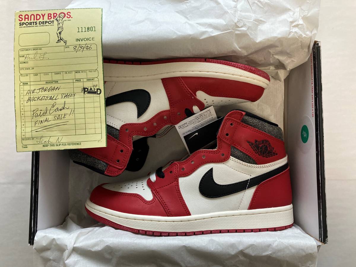 新品未使用 26.5cm】 Nike Air Jordan 1 High OG Lost & Found Chicago