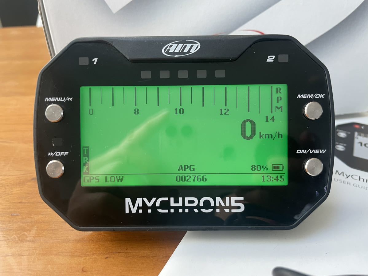 マイクロン 5 2T AIM データロガー 水温センサー 豪華オマケ付き MYCHRON_画像1