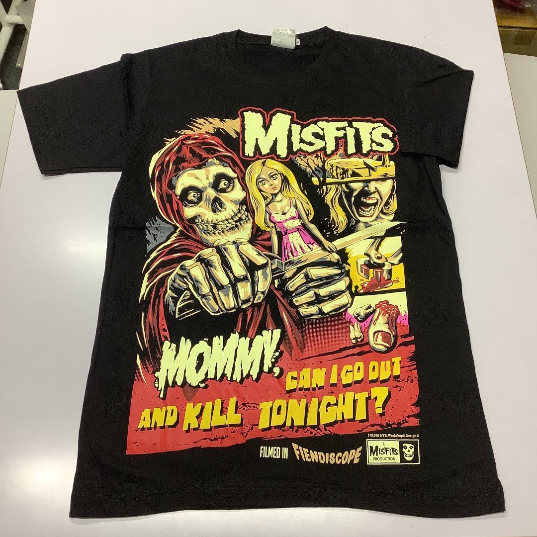 SR11A3. バンドTシャツ Mサイズ　misfits ② ミスフィッツ_画像1